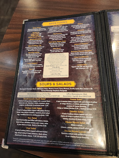 LPL’s Restaurant & Pub menu 5